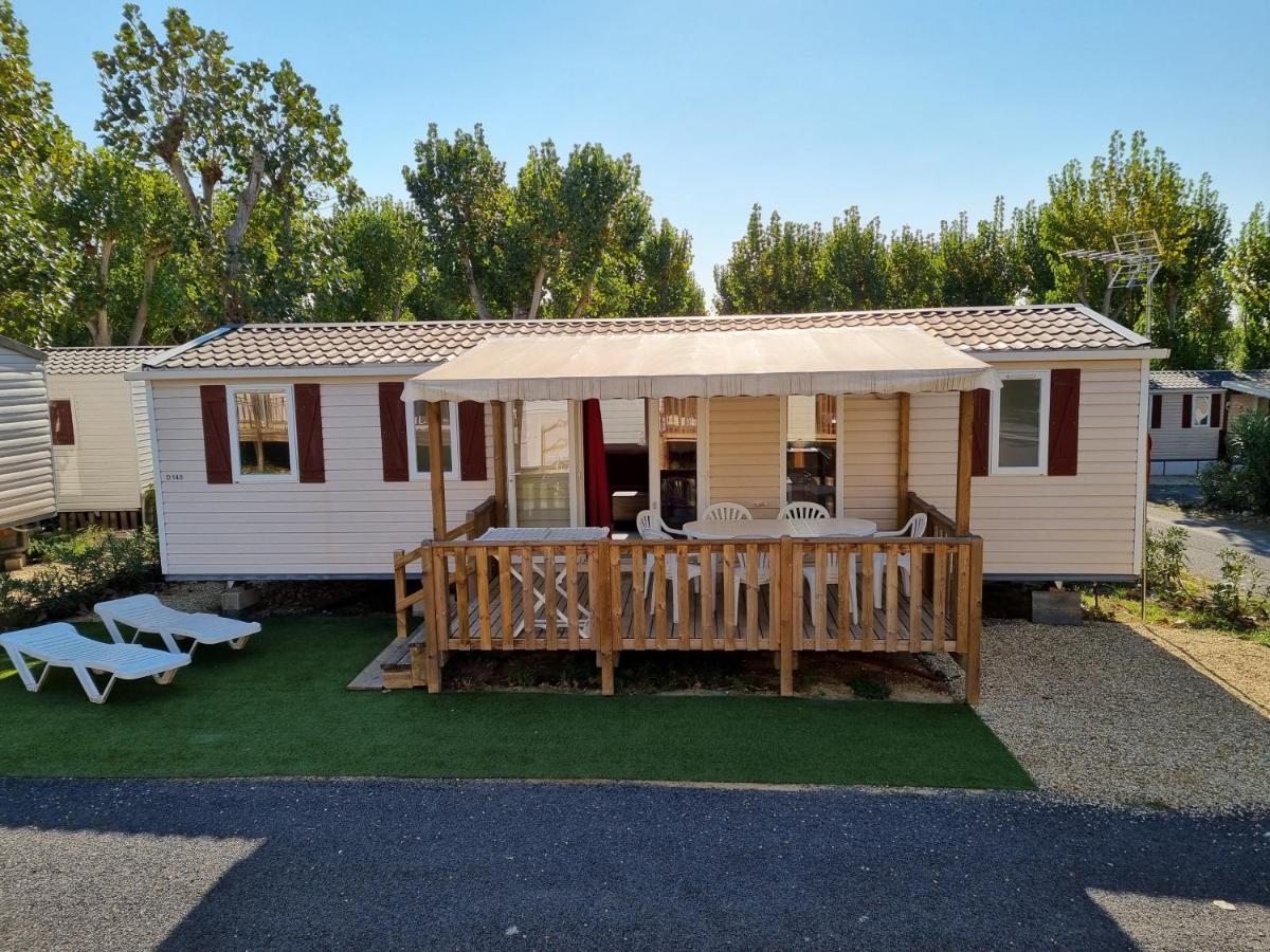 Mobilhome Des Sables Valras-Plage Bagian luar foto
