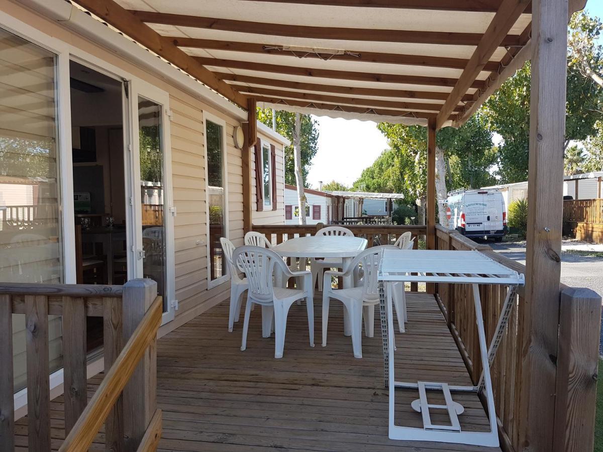 Mobilhome Des Sables Valras-Plage Bagian luar foto